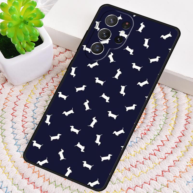 Pouzdro na telefon s jezevčíkem pro Samsung Galaxy note 10 pro S26 Ultra S23 S24 FE S25 S21 S22 PLUS nárazuvzdorný kryt