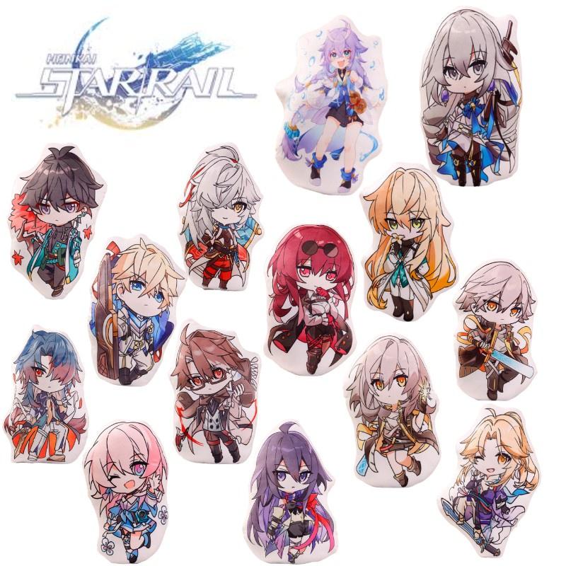 Honkai Star Rail Plush Dolls Throw Pillow Comfortable And Soft Fabric Perfect Gift For Game Fans