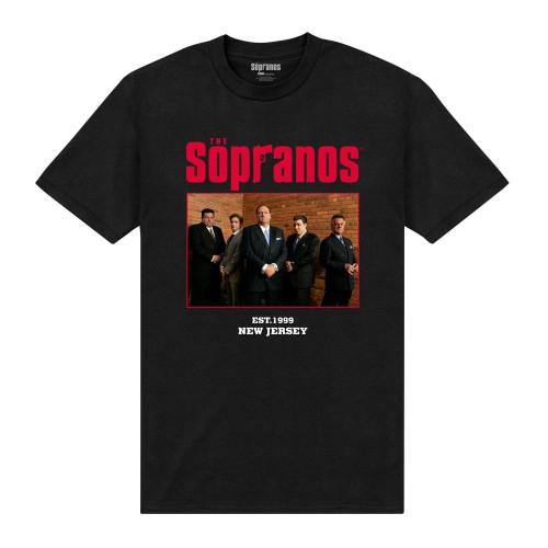 Sopranos unisex T-skjorte for voksne med rollebesetning