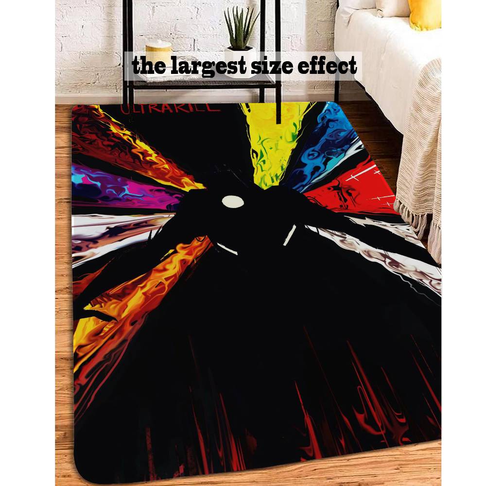 U-ULTRAKILL Hot GAME Room Mats Cheaper Anti-slip Modern Living Room Balcony Printed Welcome Rug