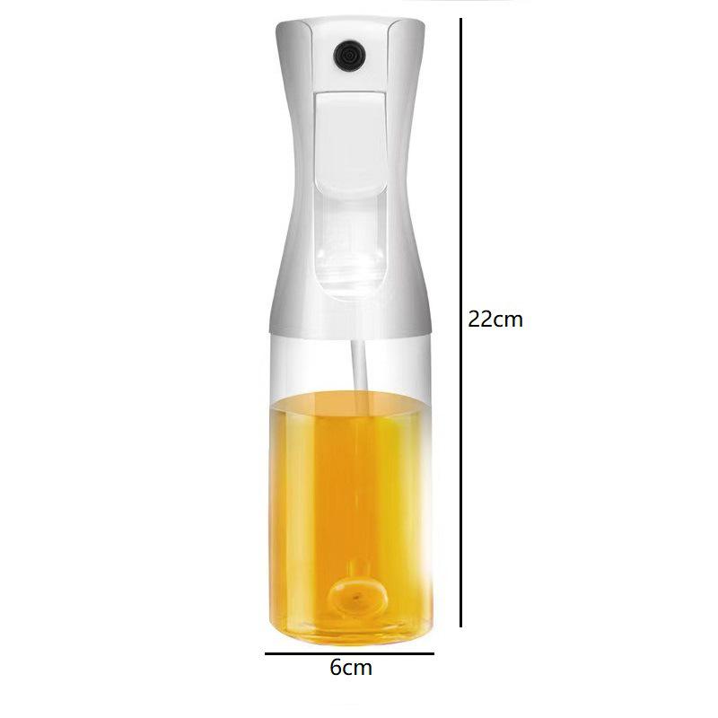 Cross-border bestseller: Push-type Oil Spray Bottle - Dust-Proof with Oil Control for Kitchen Seasoning.