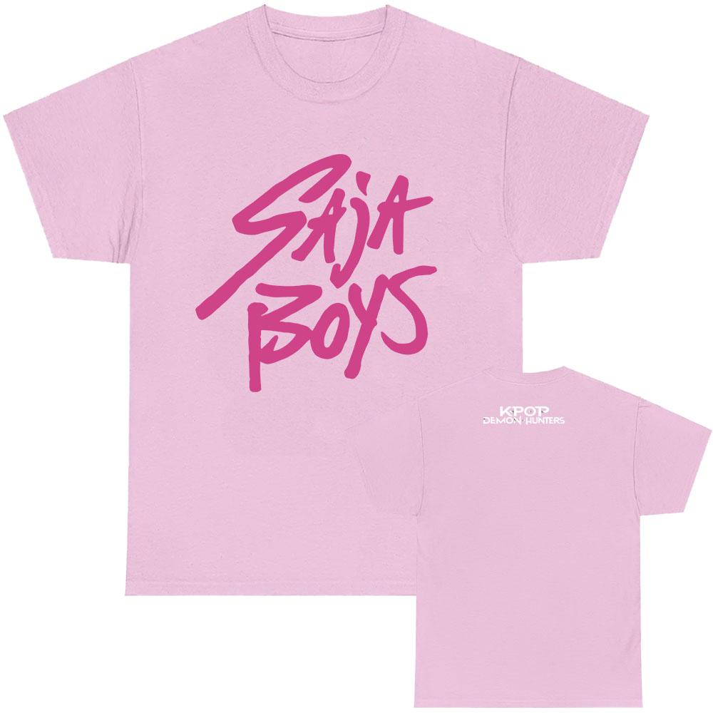 2025 Movie KPop Demon Hunters Tshirts Summer Cotton Loose Male T-shirt Unisex Streetwear Hip Hop Fashion Casual T Shirt Men Tees