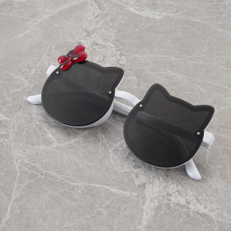 

2025 Baby Sunglasses Cute Cartoon Sunshade Glasses Gradient Children s Sunglasses Girls UV Protection черный белый