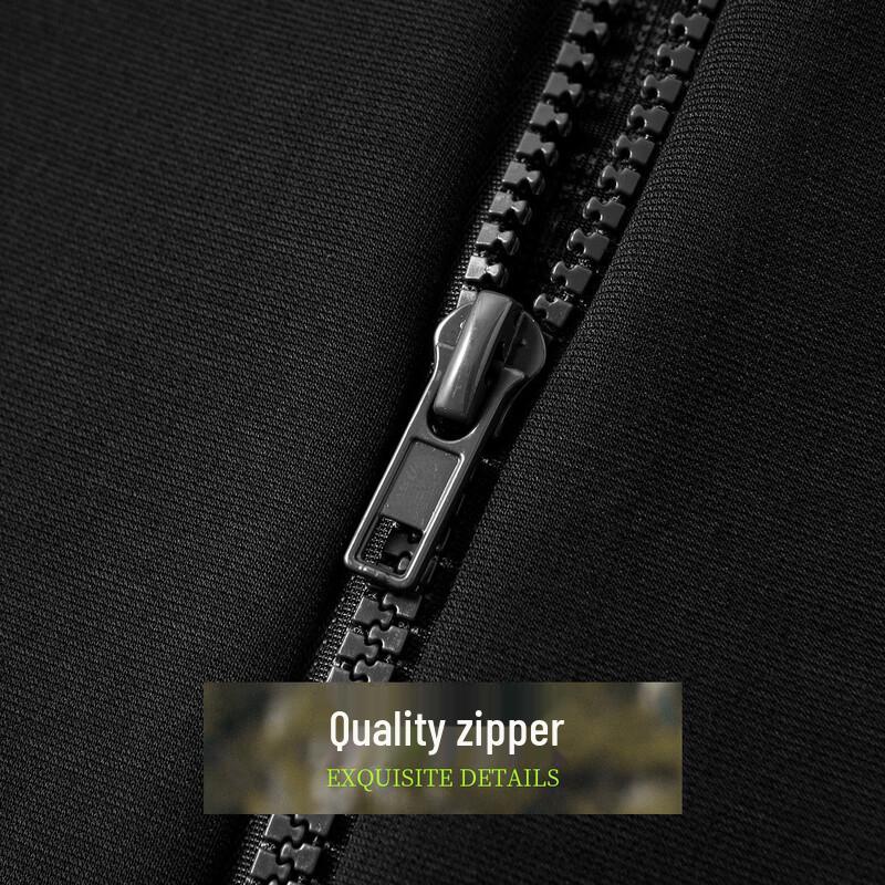 Futing Men's Outdoor Windproof Stand-Collar Cardigan Jacket