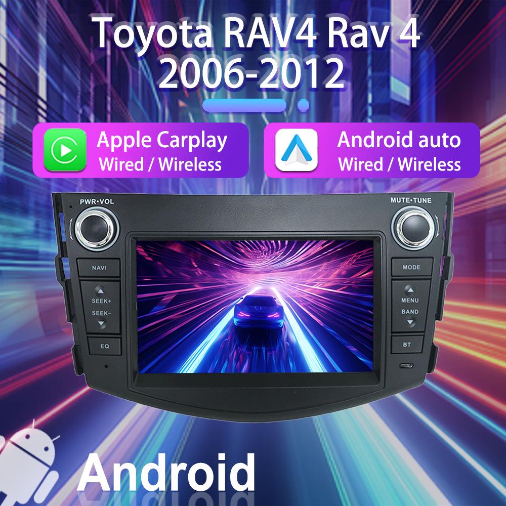 Toyota RAV4 Android Navigation & Reverse Camera with HD CarPlay Support.