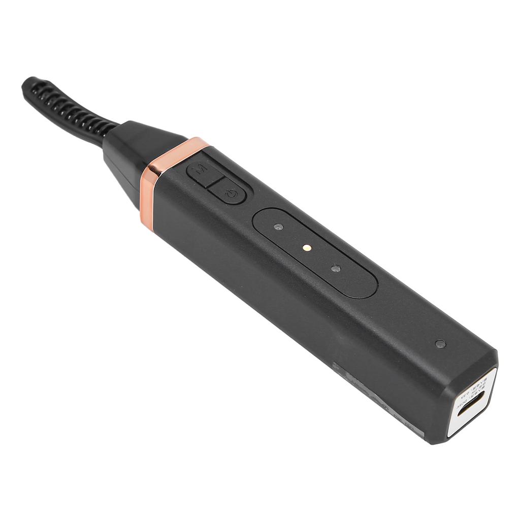 Rechargeable Electric Eyelash Curler Fast Heating Long Lasting Eyelash Curling ToolBlack