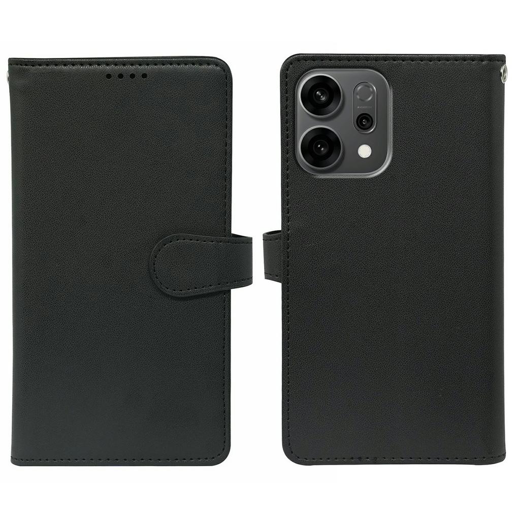 For Oppo Reno14 5G (Global) Case with 9 Card Slots PU Leather Stand Phone Cover