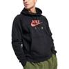 Nike Sweatshirts Men's Black Hooded Moderate Other DD6383-013