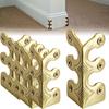 1/2/4/8PCS Metal Corner Guards, Solid Metal Corner Protectors for Furniture, Living Room, Office, and Jewelry Gift Boxes