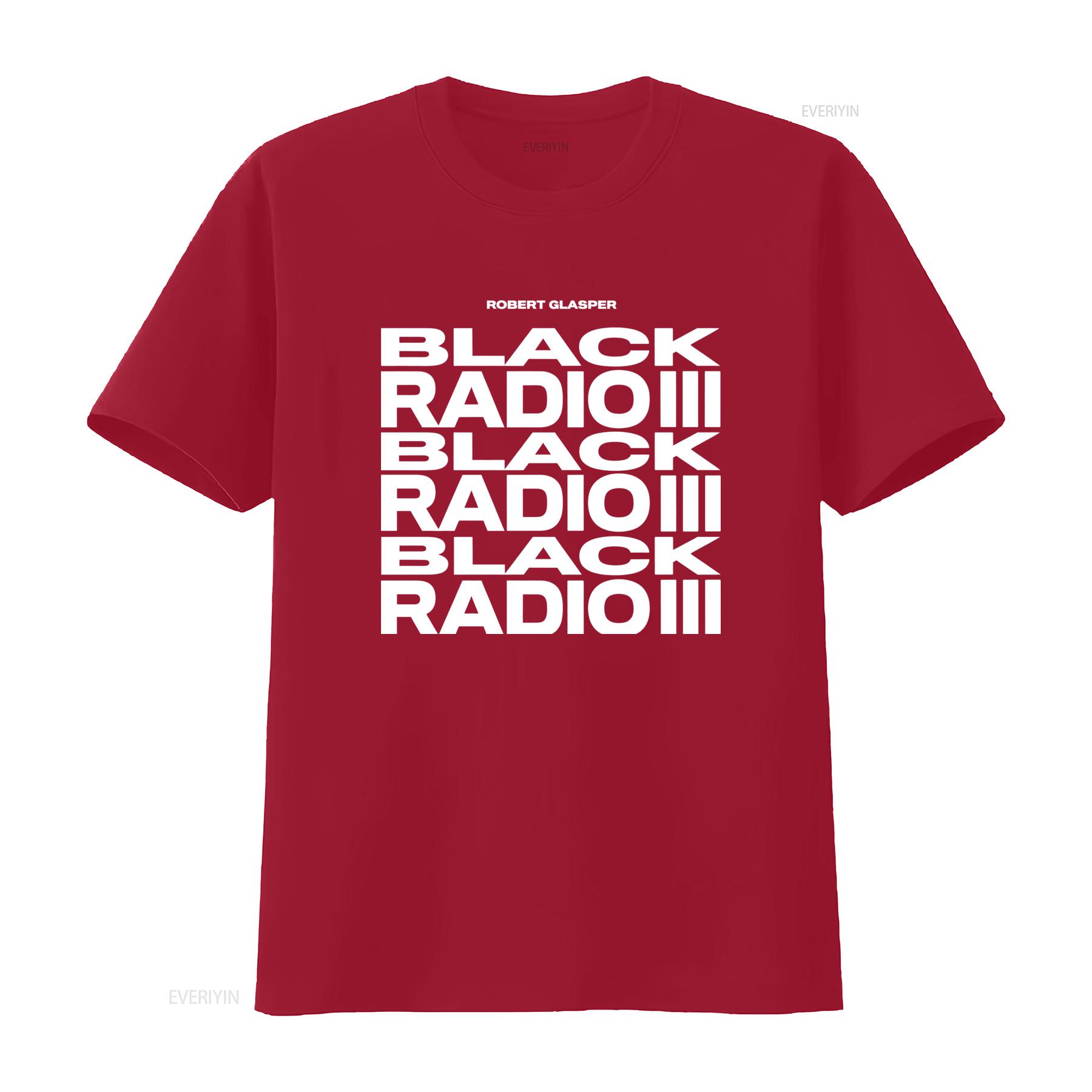 

NWT Robert Glasper Black Radio T Shirt Stylish Design for Music Lovers vintage Washed Versatile Stretched Slightly Soft fashion S