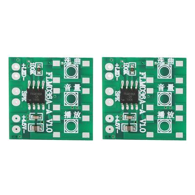 2Pcs 36 Music Chip DIY Module Adjustable Volume for Smart Doorbell Musical Toy Accessory Without