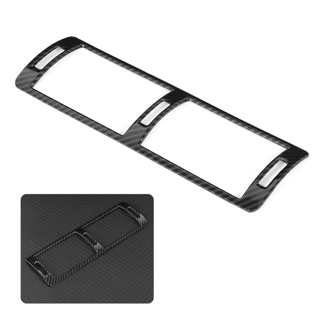 Central A C Air Vent Outlet Frame Trim Interior Decoration Fit for 5 Series E39 1996‑2003Carbon Fiber Style