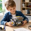 Mechanical Engine Model Building Kit Educational Toy for Kids Boys Assembly Puzzle Gift