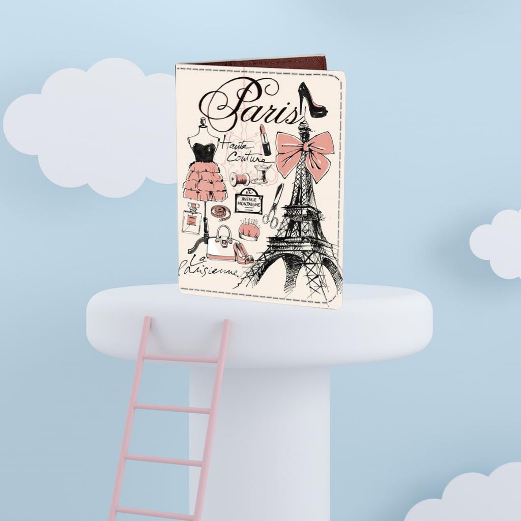 Eiffel Tower Passport Pack Student Child ID Holder JIT