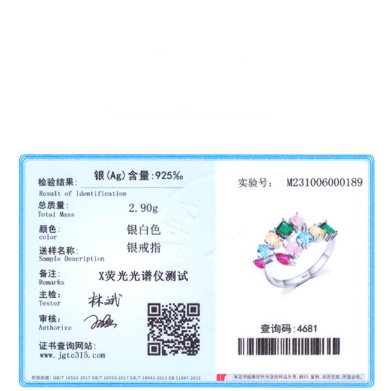 Tancise Classic 925 Sterling Silver  Zircon Ring Ladies Jewelry Wedding Promise Party Gift