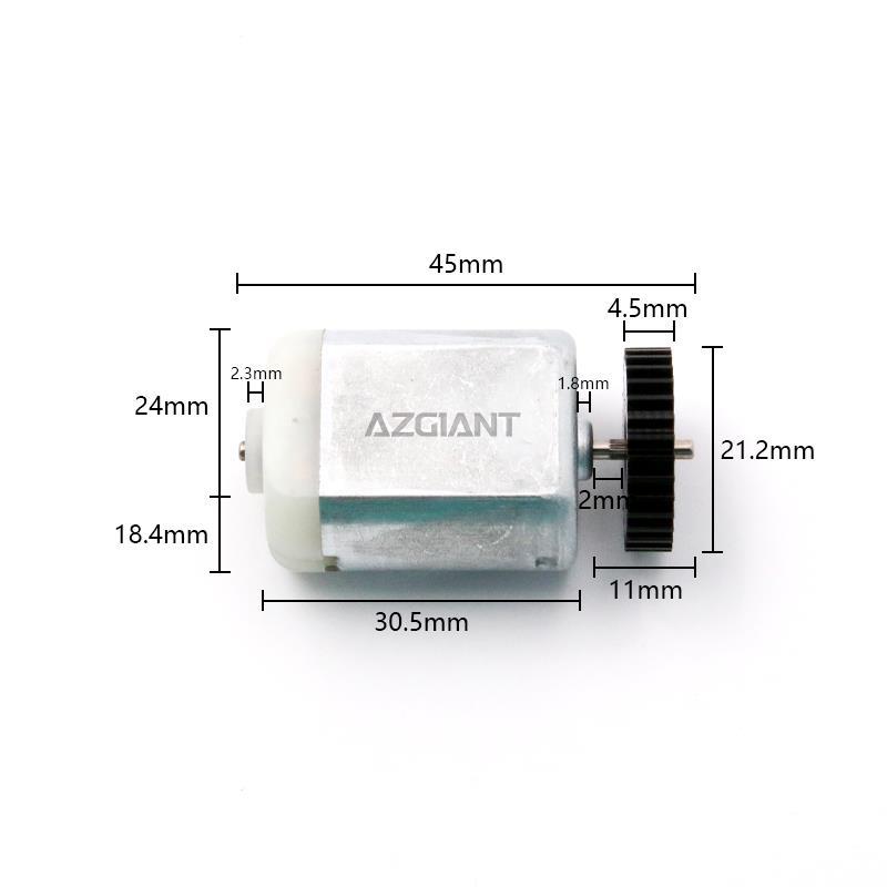 AZGIANT FC-280PD-20150 07066A 31 Teeth Car Door Lock Motor Central Locking Motor For Skoda Octavia II MK2/Roomster 5J I MK1