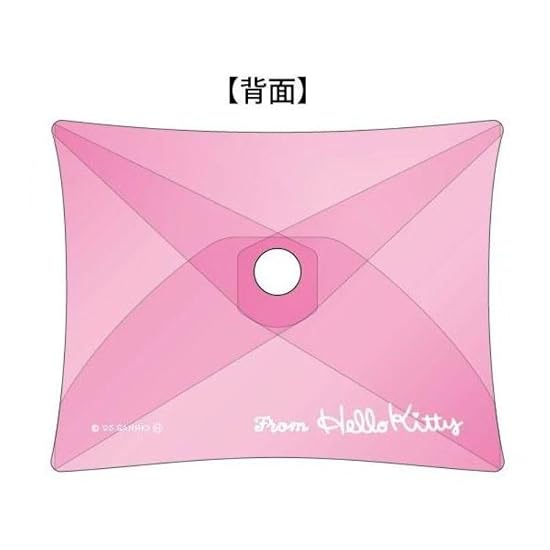 K Company Sanrio Characters Clear Pouch with Carabiner Hello Kitty/Pink SAC-CCP-KTP