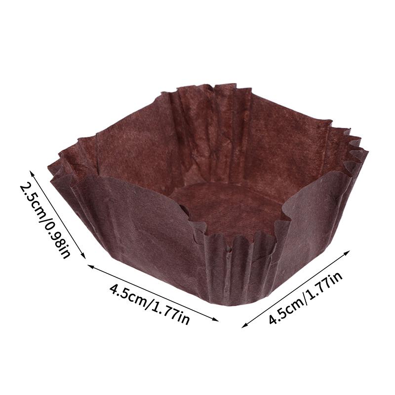 1000Pcs Square Cupcake Liners Muffin Baking Cups Pan Liners Paper Oven Microwave Safe For Wedding Birthday Party Supplies