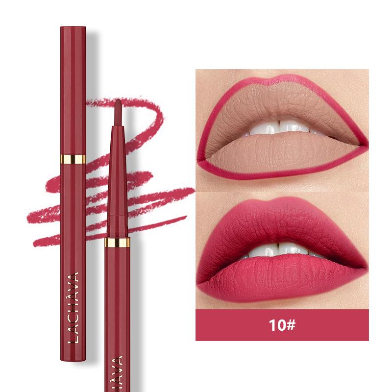 JYL LACHAVA Matte Nude Lipliner Outlines the Lips 12 Color Beauty Mouth Red Lip Marker