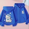 Autumn-Winter Y2K Cool Star Pattern Children's Hooded Sweatshirt for Medium-Size Kids - Comfortable and Warm Pullover Sweater
