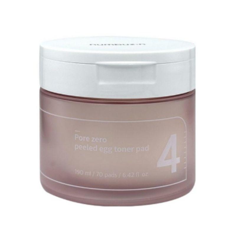 

Numbuzin No.4 Pore Zero Egg-Skin Toner Pads 190ml (70 Pads) – Smoothing Pore Refining Exfoliating Pads