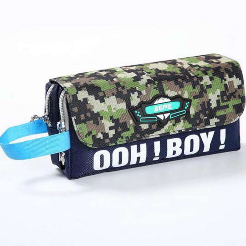 

1Pc Camouflage Style Pencil Case Pen Bag Box for Boys Gift Creative Stationery Fabric School Supplies