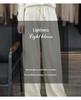 Women's 100% Pure Wool Wide Leg Knitted Pants - High Waist, Thickened, Casual, Long, Autumn/Winter Wear, Cashmere, Straight Leg.
