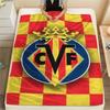 Villarreal CF logo FlAannel Blanket, High quality Comfortable for All Seasons, Home Decor, Warmth and Comfort