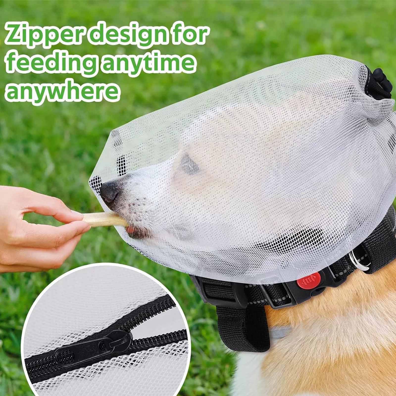 

The dog protective cover with mosquito and zipper is portable and suitable for outdoor hiking and camping One Size белый