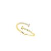 S925 Sterling Silver Double T Open Women's Ring - Korean Style, Minimalist, Luxury Feel, Niche Design.
