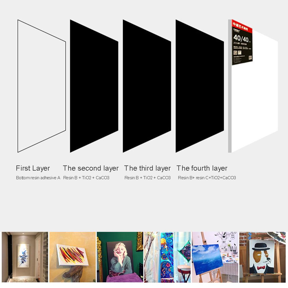 Hybrid Flax Painting Frame Oil Painting Canvas Pine Wood Frame for Drawing Art Supply30x40cm