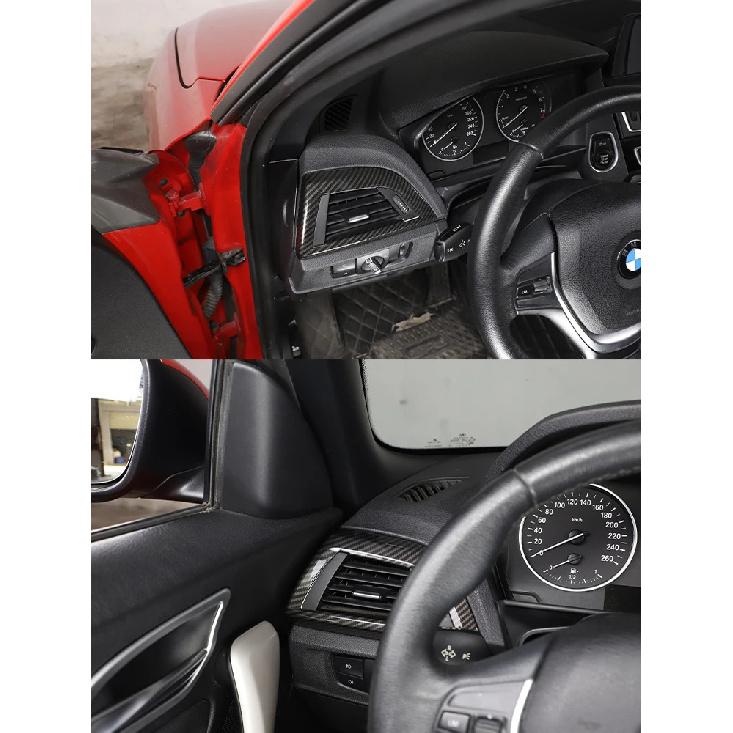 ABS Kohlefaser Auto Armaturenbrett Seite Luftauslass Panel Zierabdeckung Für BMW 1 2 Serie F20 F21 F22 F23 2012-2017 Innenzubehör