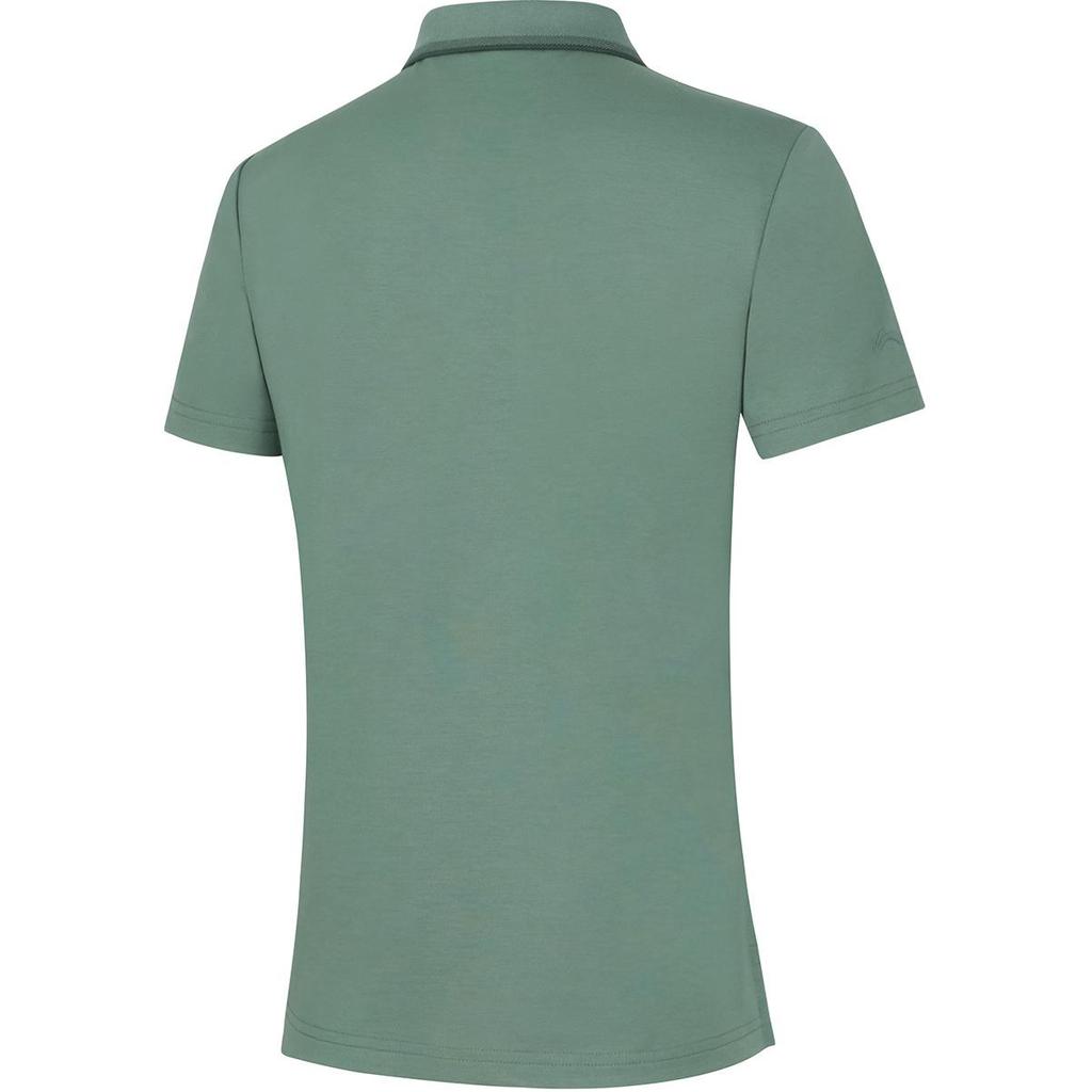 Li Ning Group Purchase Series Solid Color Breathable Versatile Casual Sports Polo Shirt Women tops Qianshan-Cui APLU192-11
