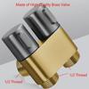 Handheld Bidet Sprayer Attachment For Toilet Double Outlet Valve Toliet Companion Kitchen Area Bathroom Faucet Home Use Cleaning