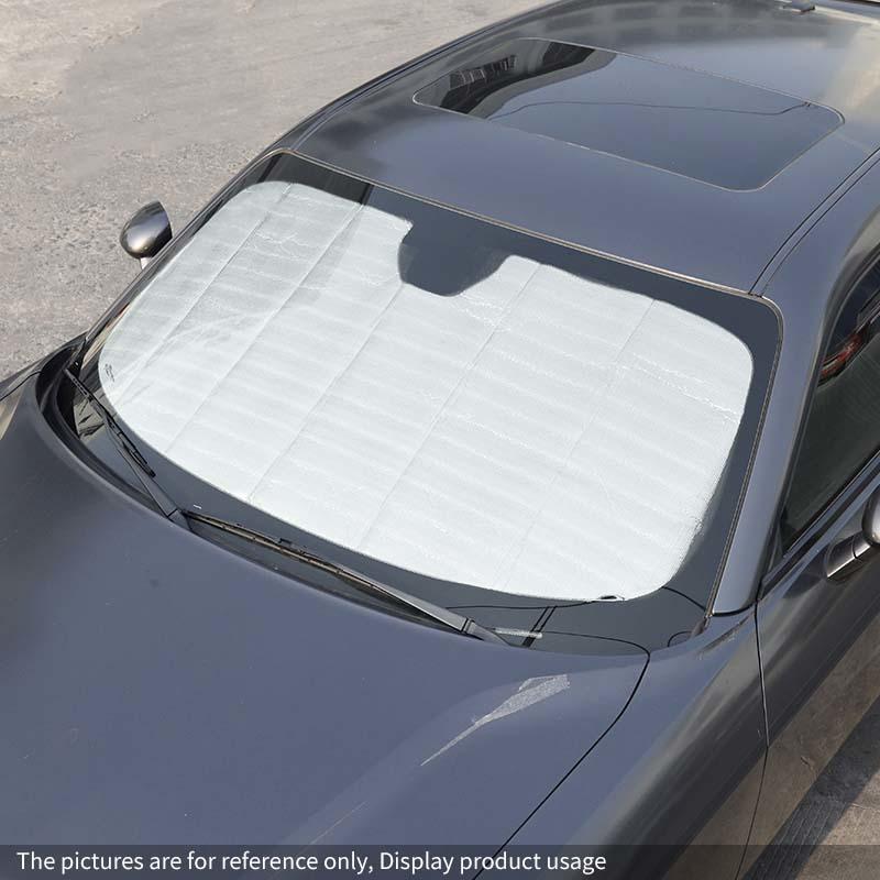Car Front Windshield Sunshade Window Shade Foldable Sun Visor Cover Fit for Dodge Challenger 2009 Up Car Interior Accessories,1 Pc