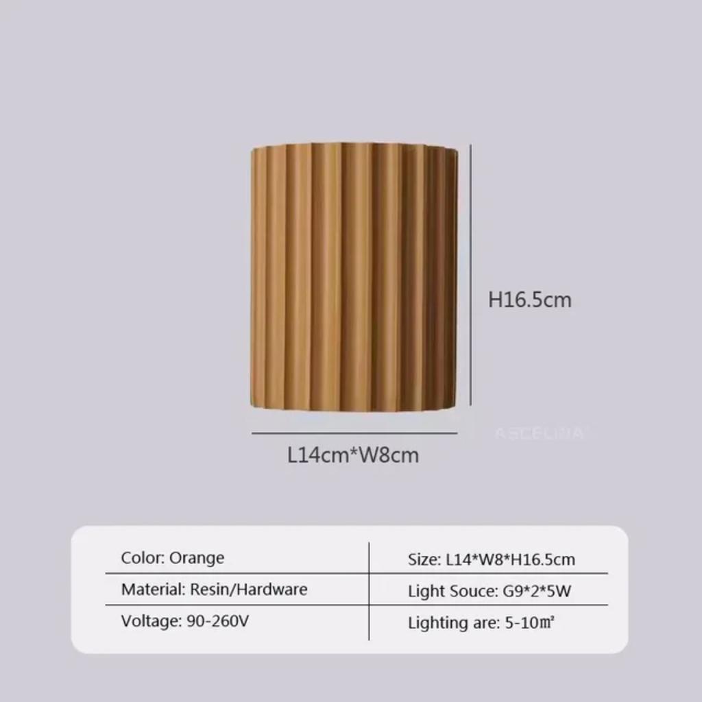 New Transform Your Home Decor with This Stylish, Modern LED Nordic Resin Wall Lamp for Your Bedroom. Enhance Your Space with Sop