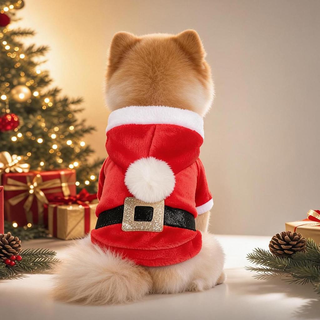 PETCIRCLE Autunno/Inverno Abbigliamento Caldo in Velluto per Animali Domestici - Collezione Cosplay per Cani e Gatti