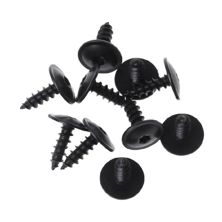 Car Door Panel Screws Rivet Door Panel Nails Black Torx Screw Self-tapping Screw
