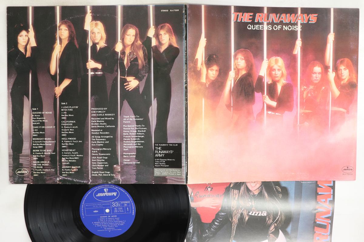 

LP Пластинка RUNAWAYS Queens Of Noise RJ7209 MERCURY 1977 Япония Рок Б/У