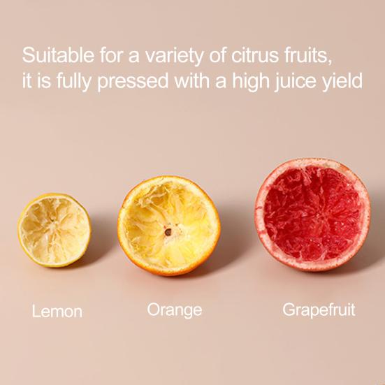 Manual Citrus Juicer Portable Lemon Lime Orange Squeezer BPA-Free Fruit Press Extractor