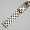 Stainless Steel Watchband Watch Band Solid Polished Bracelet Straps Curved End 24mm 22mm 21mm 20mm 19mm 18mm