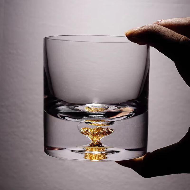 Shangqi Elegant European Gold Foil Drinking Glasses