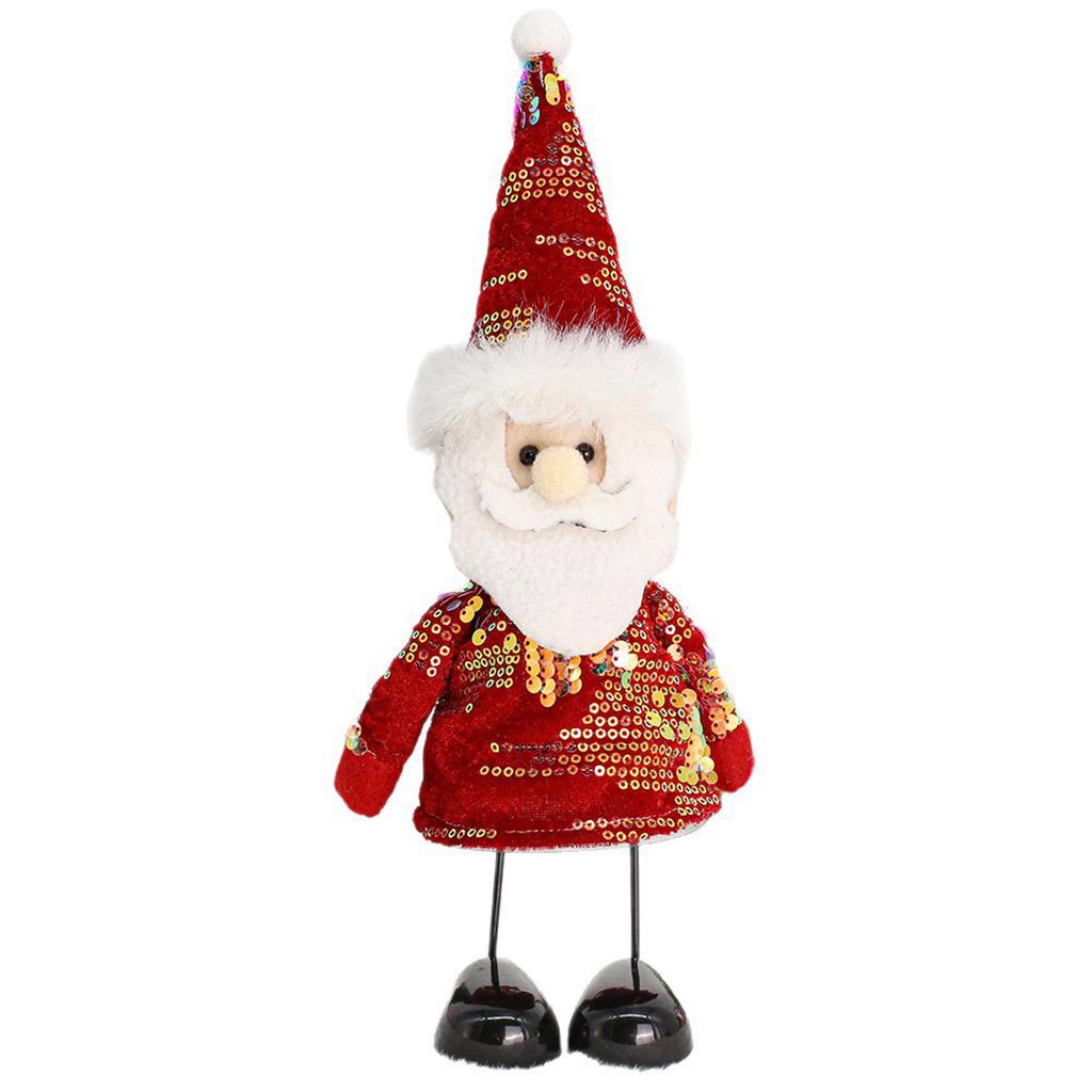 Christmas Decorations Spring Foot Doll Snowman Old Man Elk Ornaments Desktop Dress Up Christmas Decoration