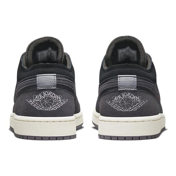 Air Jordan 1 Low SE Craft Inside Out - Black Men Sneakers Light-Graphite Sail Cement-Grey DN1635-001