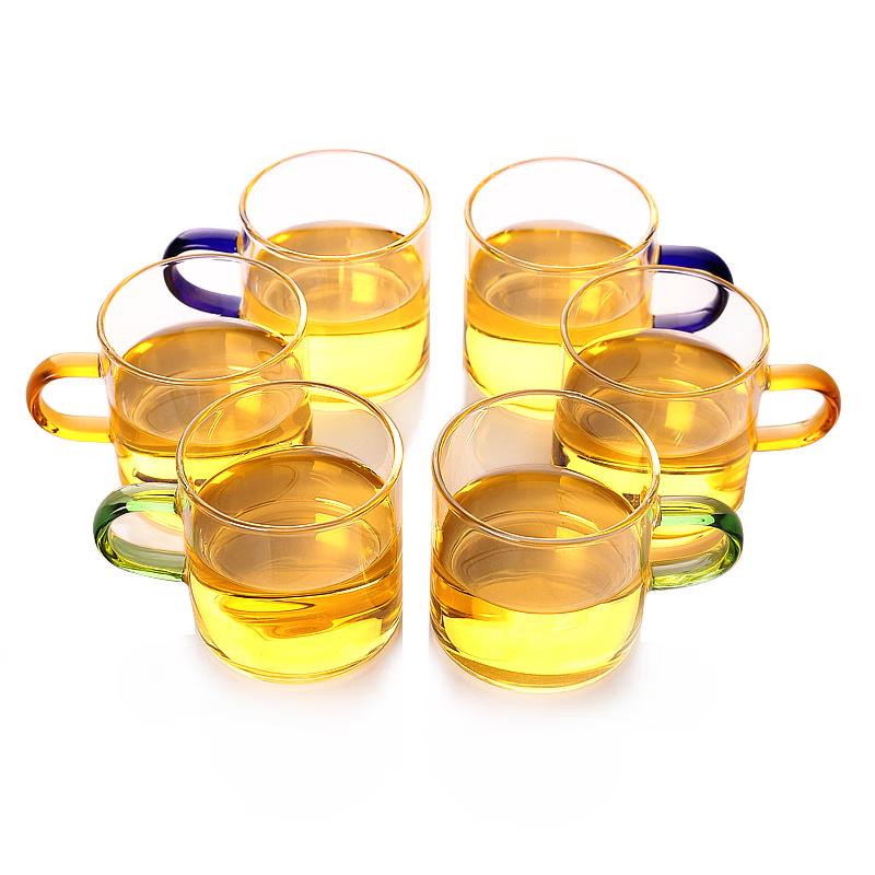 Shangqi Heat-Resistant Glass Teacup with Handle