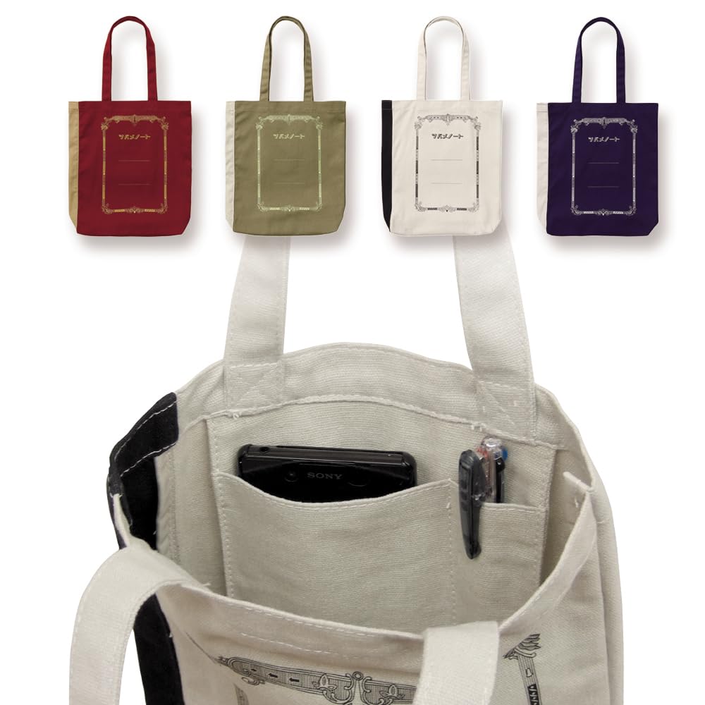 M-PLAN Tote Bag, Swallow x CUBIX Retro Design, Gray, 010139-14