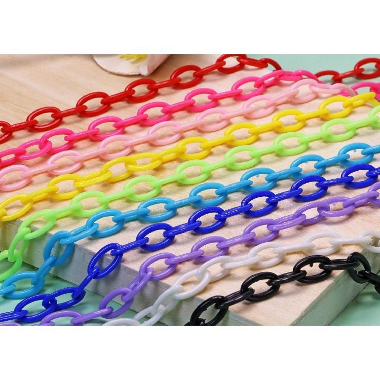 ONLYKXY Plastic Chain, Bird Chain, Birds Toys for Cage