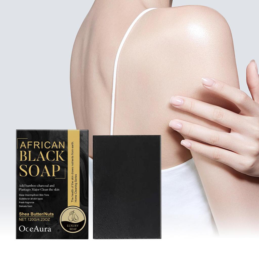 Gentle Cleansing Soap, Charcoal & Avocado Formula - Deep Pore Cleansing, Oil Control, Moisturizing & Nourishing for All Skin Types