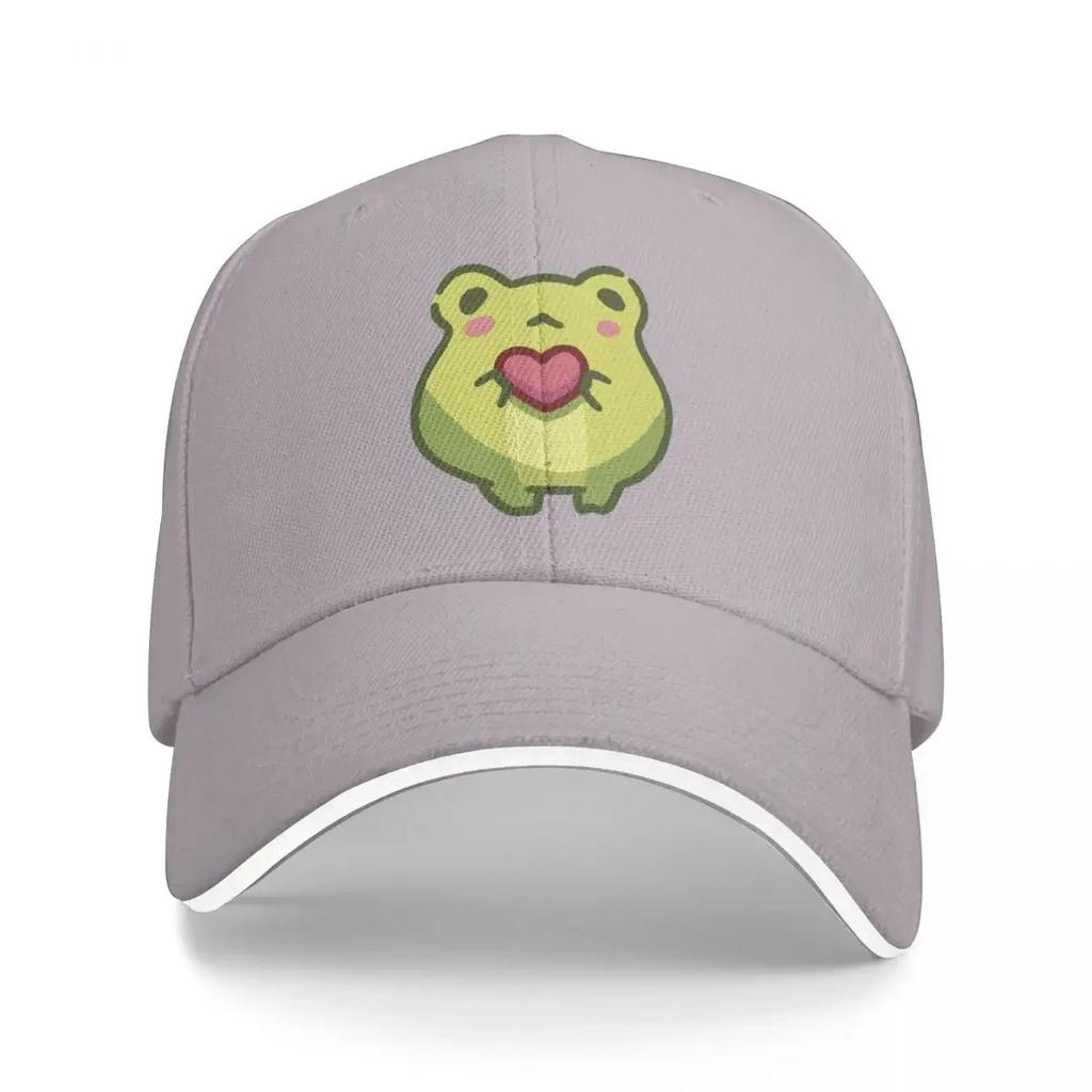 Cute frog with heart Baseball Cap Horse Hat Designer Uv Protection Solar Luxury man cap Womens s 2025 Mens