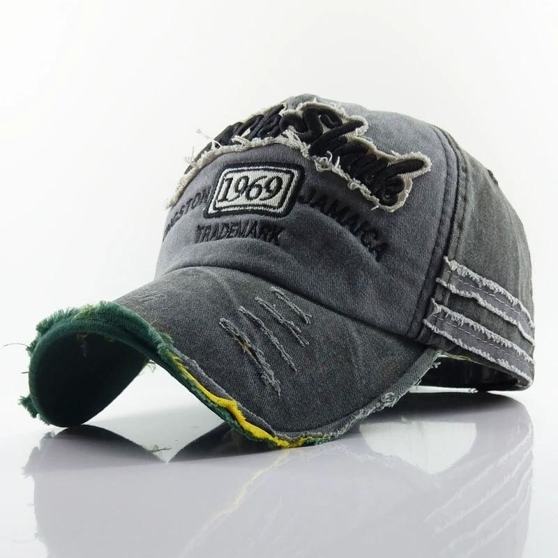 Unisex gewaschene Baseballkappe, hochwertige Snapback-Sommermütze für Männer und Frauen, 1969-Brief-Papa-Mütze